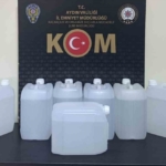 Aydın’da 45 litre etil alkol ele geçirildi