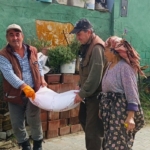 Aydın’da ilk leyleği gördü, bir çuval unu kaptı