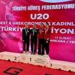 Aydınlı güreşçiler Türkiye Şampiyonası’ndan madalyalarla döndü