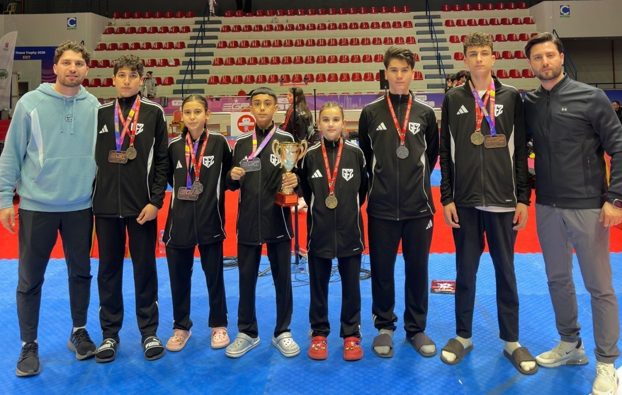 Aydınlı sporcular Arnavutluk’tan beş madalya ile döndü
