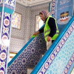 Didim’deki camilerde Ramazan ayı öncesi temizlik çalışmaları yoğunlaştırıldı