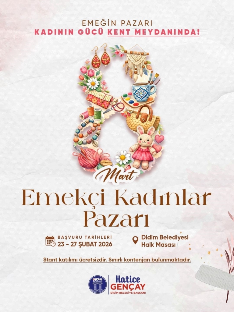 Didimli kadınlar ürünlerini halkla buluşturacak 2 didimli kadinlar urunlerini halkla bulusturacak 1a67a59bdfc8