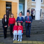 Karpuzlu’da miniklerden bayrağa saygı