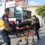 Kavşak içindeki kazada sürücü yaralandı