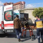 Kavşak içindeki kazada sürücü yaralandı