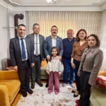 Kaymakam Ateş, öğrencilerin evine konuk oldu