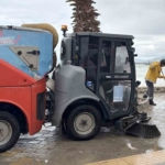 Kuşadası Belediyesi’nden sağanak ve fırtına mesaisi