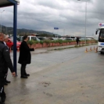 Üniversitedeki yol hasarı yerinde incelendi