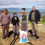 Yılın ilk leylekleri gelmeye başladı, ilk gören 1 çuval unu kaptı