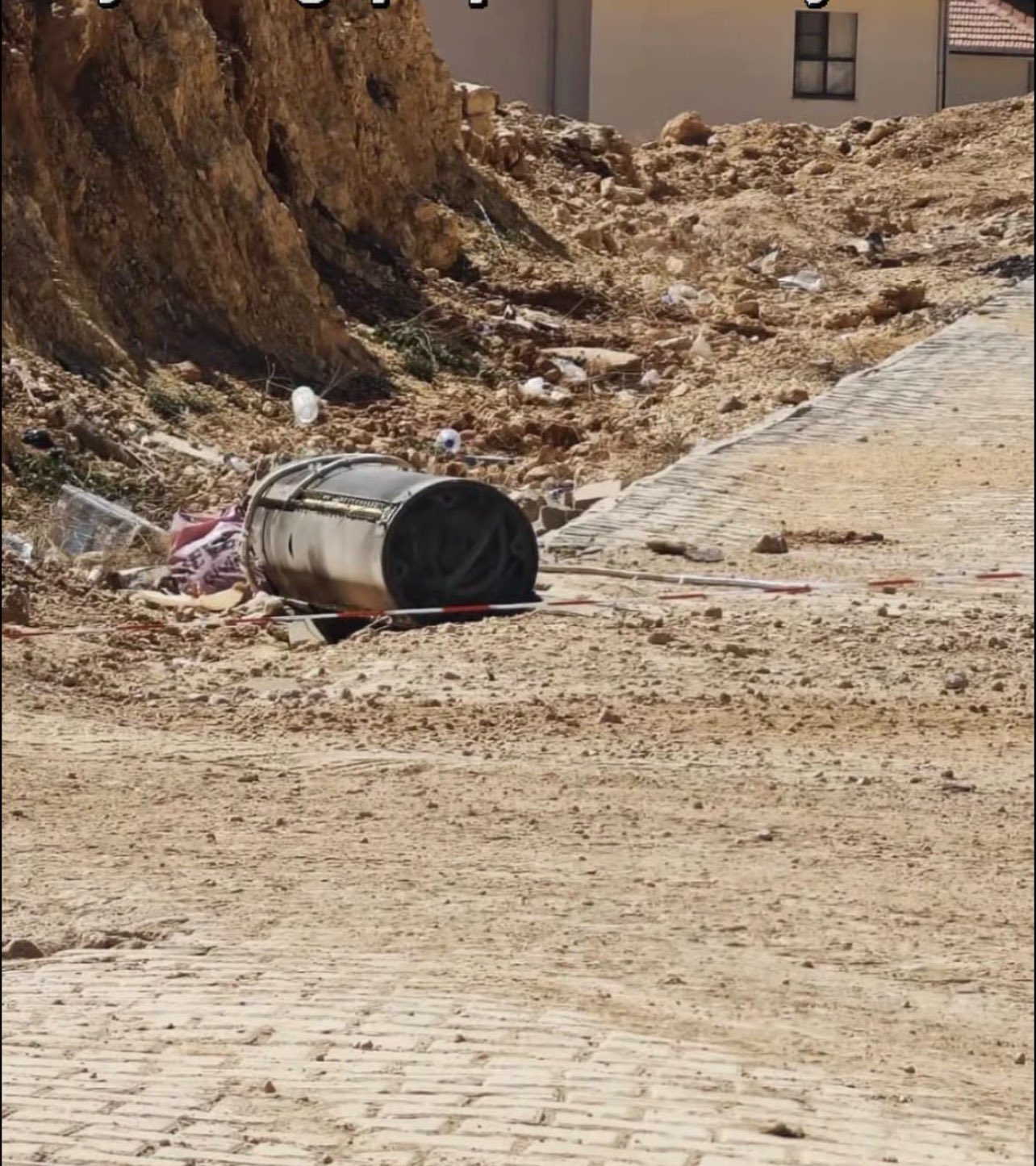 Hatay’ın ardından bir füze parçası da o ilimize düştü!
