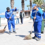 Aydın Büyükşehir’den bayram öncesi Kuşadası’nda çevre düzenlemesi