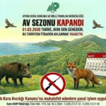 Aydın’da av sezonu sona erdi
