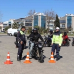 Aydın’da motosiklet sürücülerine güvenli sürüş eğitimi