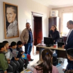 Başkan Doğanca, öğrencilerin sorularını cevapladı