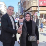 Başkan Güler’den kadınlara çiçekli jest