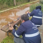 Büyükşehir ekiplerinden Nazilli yürüyüş yolunda bakım çalışması
