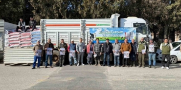 Büyükşehir’in yem desteği Sultanhisar’da üreticilerle buluştu