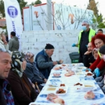 Didim Belediyesi Batıköy’de iftar sofrası kurdu