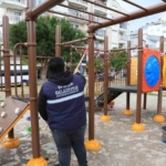 Efeler Belediyesi’nden parklarda bakım ve onarım çalışması