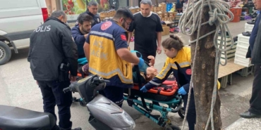 Ekipler yaşlı kadını kurtarmak için seferber oldu