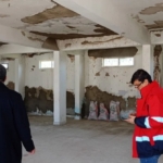 Germencik’te düğün salonları ve okul önünde bakım çalışması sürüyor