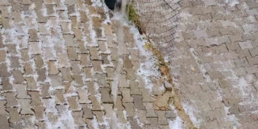 Köşk’te dolu yağışı etkili oldu, yollar beyaza büründü