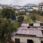 Köşk’te dolu yağışı etkili oldu, yollar beyaza büründü