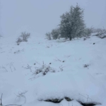 Mart sonunda Karıncalı Dağ’da kar sürprizi