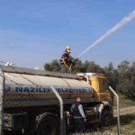 Nazilli Belediyesi sivrisinek ve haşereyle mücadeleye kesintisiz devam ediyor