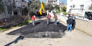 Nazilli’de yol çalışmaları sürüyor