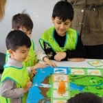 Nazillili minikler matematik evi ile tanıştı