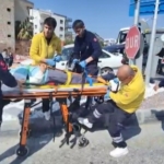 Ters yönden çıkınca kaza kaçınılmaz oldu: 2 yaralı