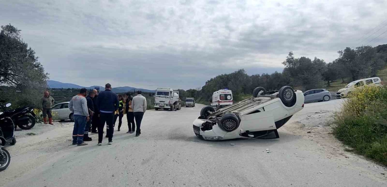 80 yasindaki surucu takla atan aractan sag cikti 252b0f4fcd19