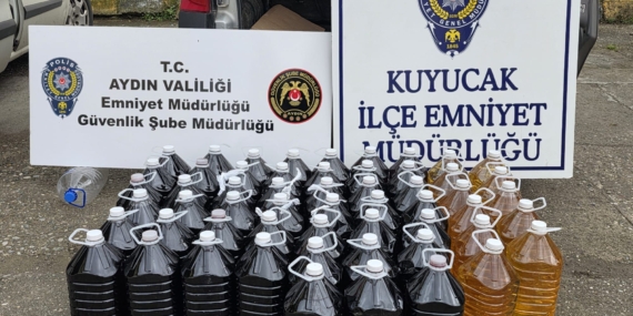Aydın’da şok operasyon: 280 litre ele geçirildi