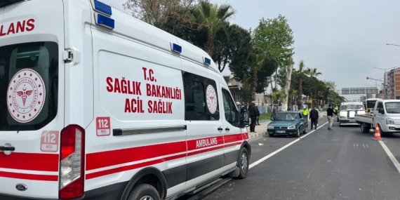 İncirliova’da yolun karşısına geçen yayaya otomobil çarptı