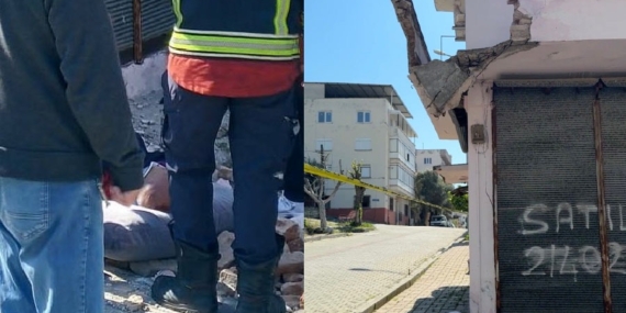 Aydın’da balkon çöktü! Babanın durumu kritik, engelli oğlu yaralı