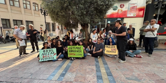 Aydın’da sessiz çığlık: Liseliler Urfa ve Maraş’taki olaylara dikkat çekti