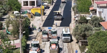 Aydın Büyükşehir Akbük yolunu yeniliyor