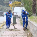 Aydın Büyükşehir Belediyesi Kuşadası’nda çalışmalarını sürdürüyor