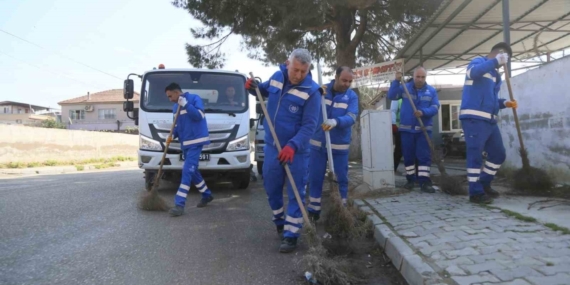 Aydın Büyükşehir’den Acarlar’da çevre düzenleme ve bakım çalışması
