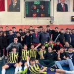 Aydın Lisesi futsal takımı il finaline yükseldi