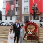 Aydın’da 23 Nisan kutlamaları çelenk sunumuyla başladı