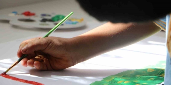 Aydın’da çocuklar, hayallerini tuvale aktaracak