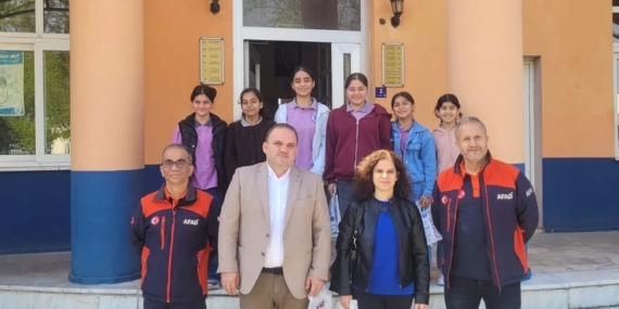 Aydın’da öğrencilere afet farkındalığı eğitimi