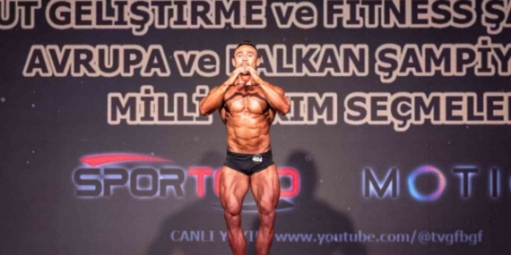 Aydınlı vücut geliştirme sporcusundan Avrupa seçmelerinde başarı