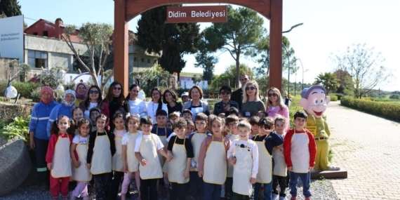 Didim’de çocuklar tarımı uygulamalı öğrendi