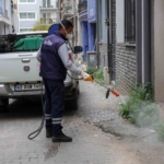 Efeler Belediyesi’nden yabani ot temizliği