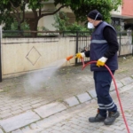 Efeler Belediyesi’nden yabani ot temizliği