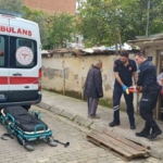 Evin bahçesinde düşen yaşlı kadın için ekipler seferber oldu