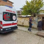 Evin bahçesinde düşen yaşlı kadın için ekipler seferber oldu